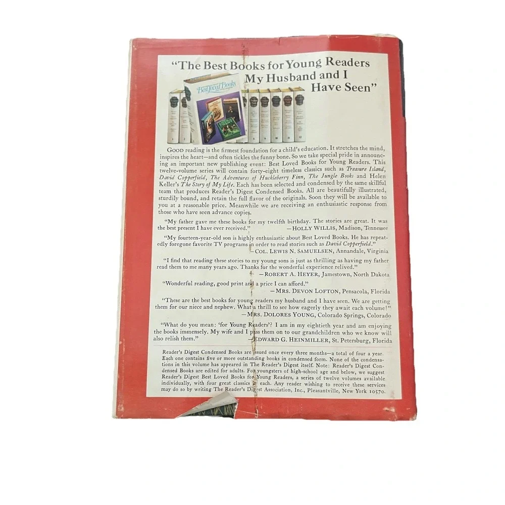 Reader's Digest Condensed Books -‎ Volume 1 1967, Dust Jacket